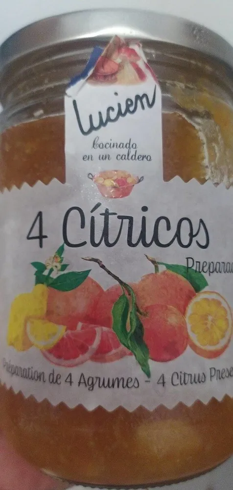 Mermelada 4 cítricos