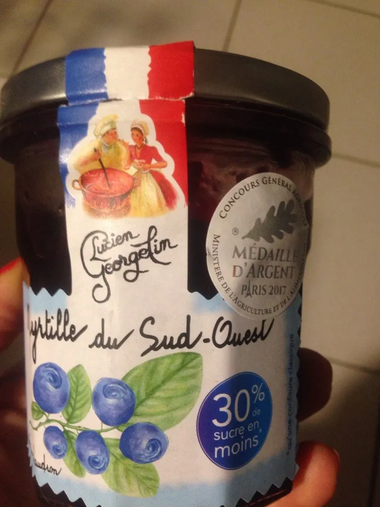 Confiture myrtille du sud ouest
