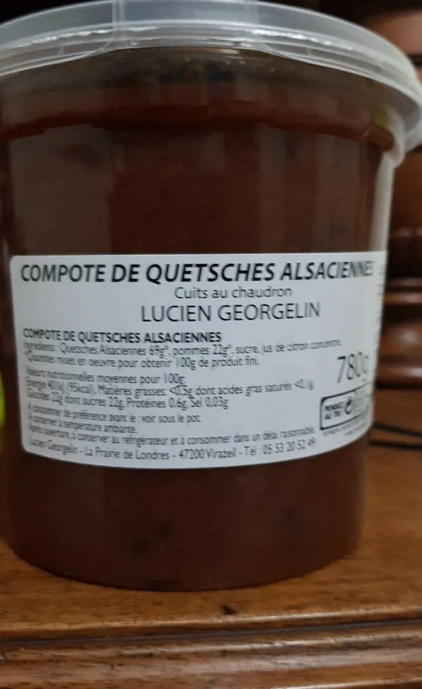 Compote questches alsaciennes