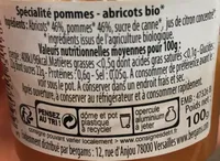Compote Bio Pomme Abricot