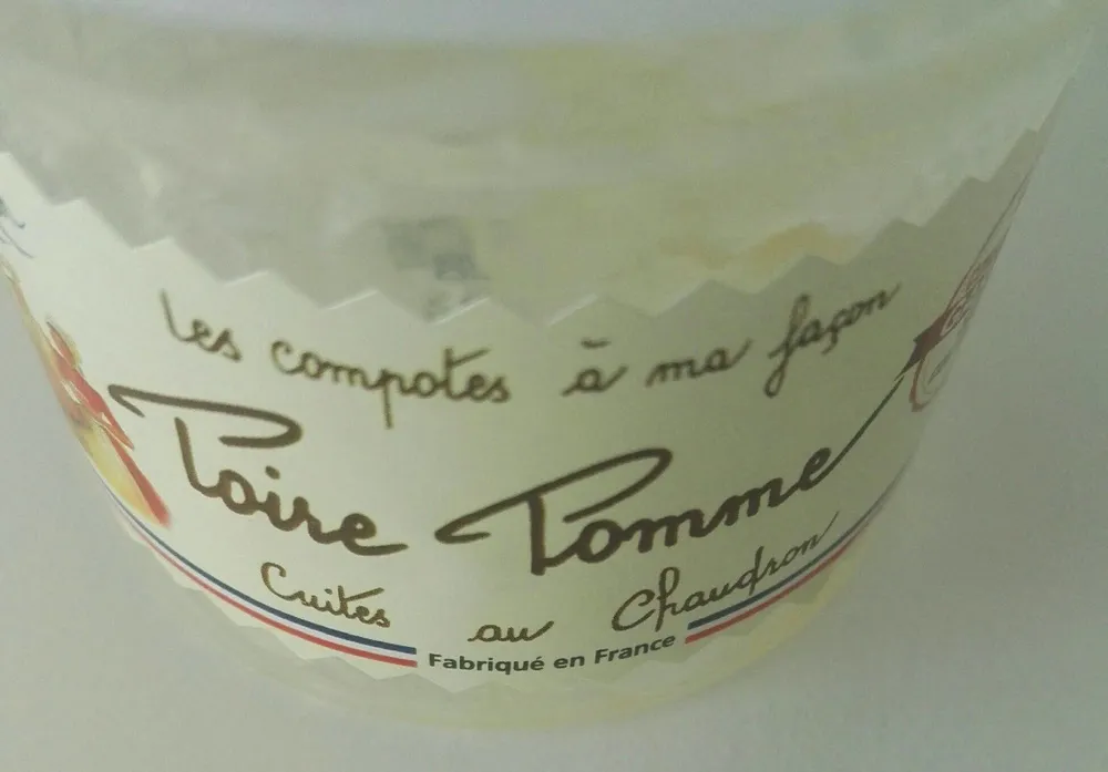 Les compotes a ma facon cuites au chaudron - poire pomme