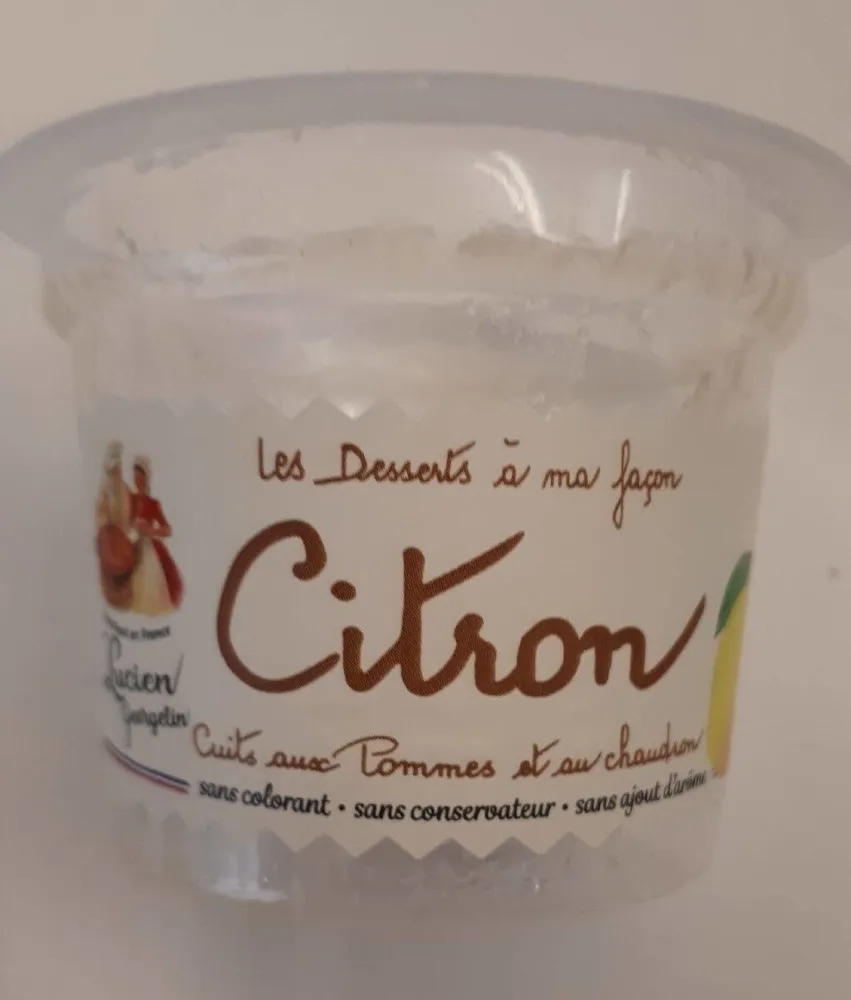 Dessert de pommes citrons