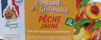 Compote peche jaune