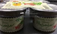 Compote de pommes rhubarbe