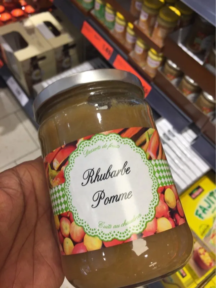 Dessert de Rhubarbes Pommes