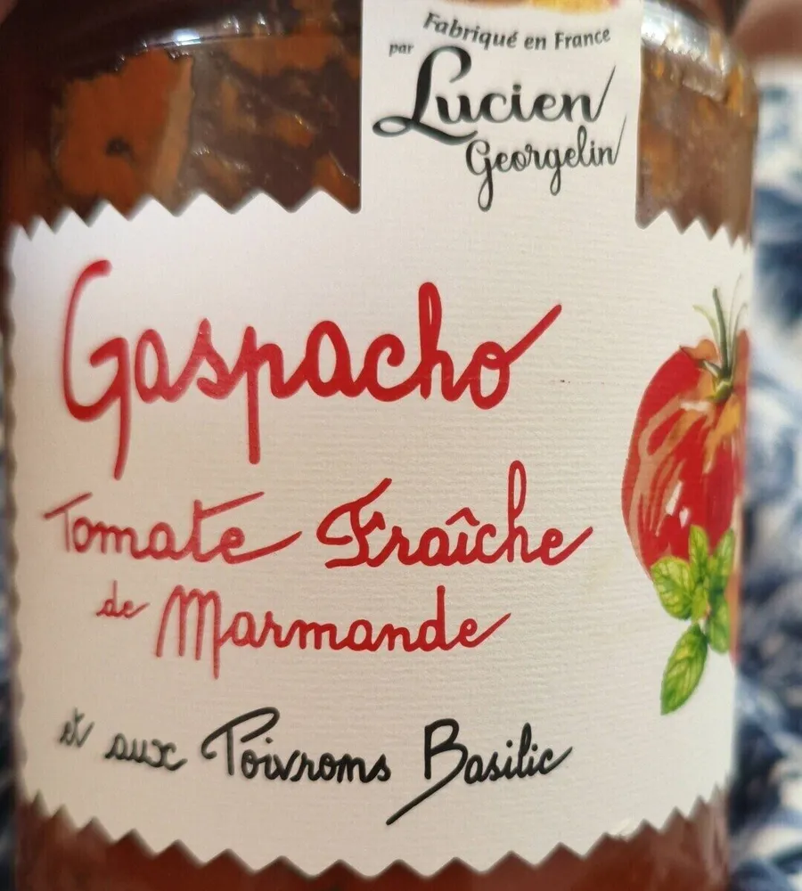 Gaspacho tomates fraîches de marmande