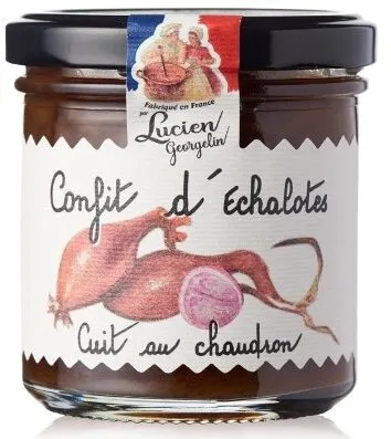 Confit d'échalotes cuites au chaudron à feu nu