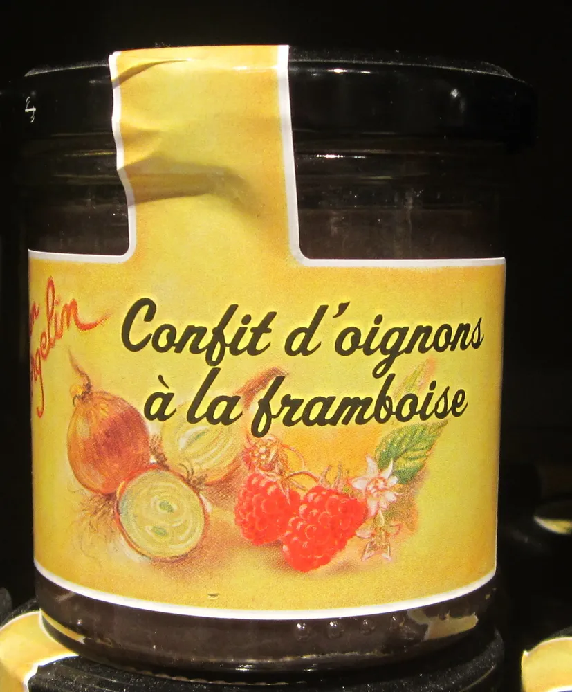 Confit d'oignons à la framboise