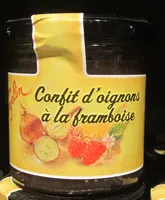 Confit d'oignons à la framboise