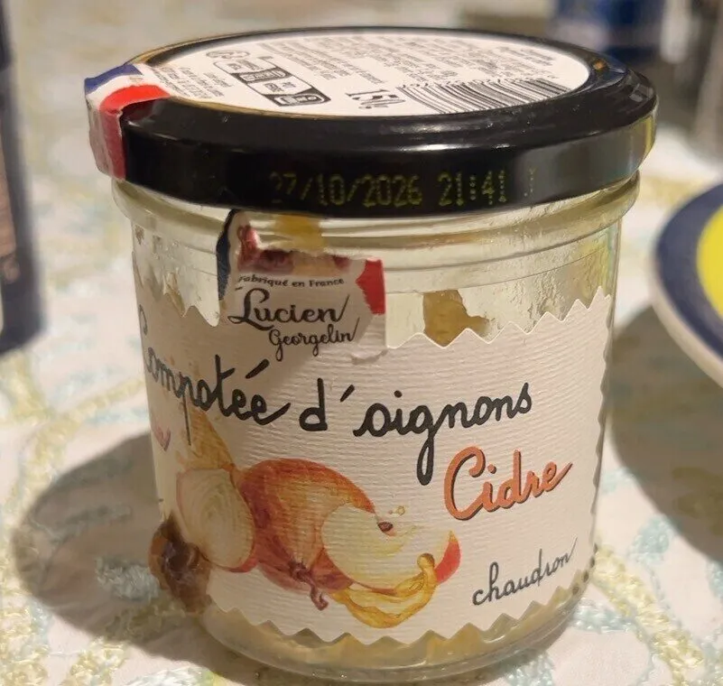 compotée d'oignons Cidre
