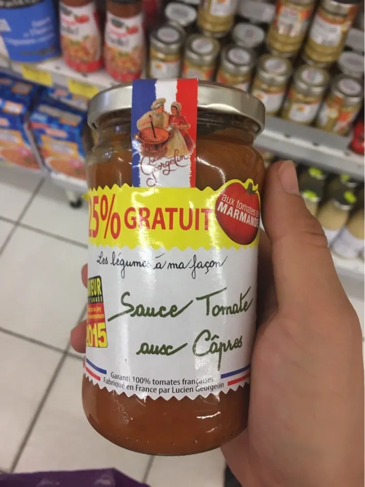 Sauce tomate aux capres