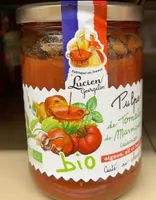 Pulpe de tomate cuisinee oignon ail et basilic