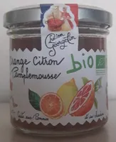 Confiture orange citron pamplemousse cuits aux pommes