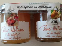 Confiture extra de poires williams à la vanille