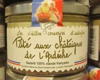 Pâté aux Châtaignes de l'Ardèche