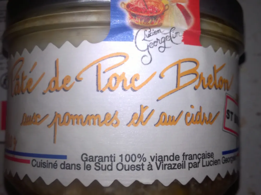 Pâté de Porc Breton aux Pommes et au Cidre