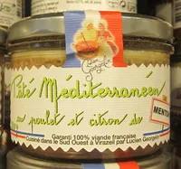 Pâté Méditerranéen au Poulet et Citron de Menton