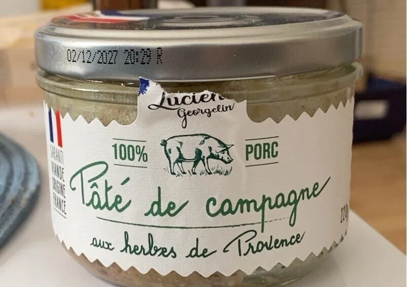 Pâté de campagne aux herbes de Provenxe