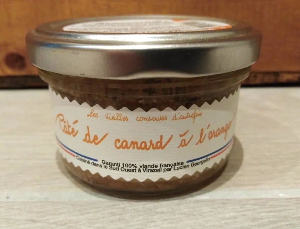 Pâté de canard à l'orange