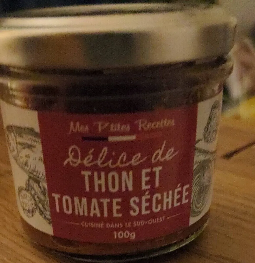 Délice de thon et tomate séchée