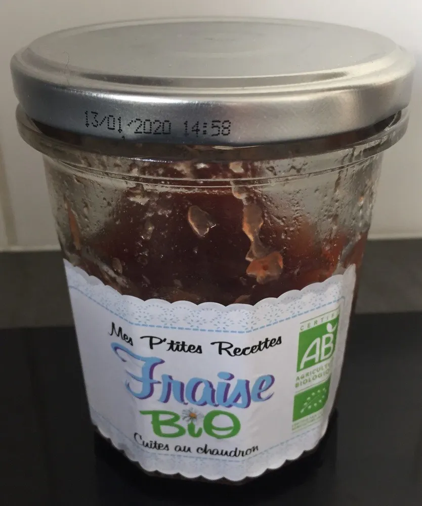 fraise bio cuites au chaudron