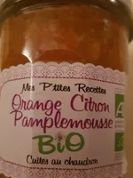 Confiture Orange Citron Pamplemousse Bio
