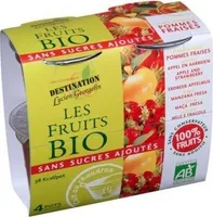 Les Fruits Bio Pomme Fraise Destination Lucien Georgelin 400G