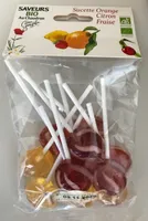 Sucette Orange Citron Fraise