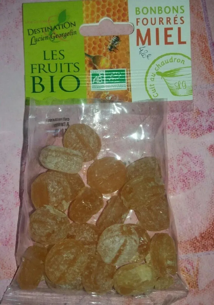 Bonbons fourrés au miel