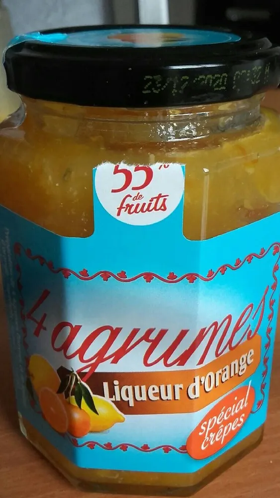 4 agrumes liqueur orange