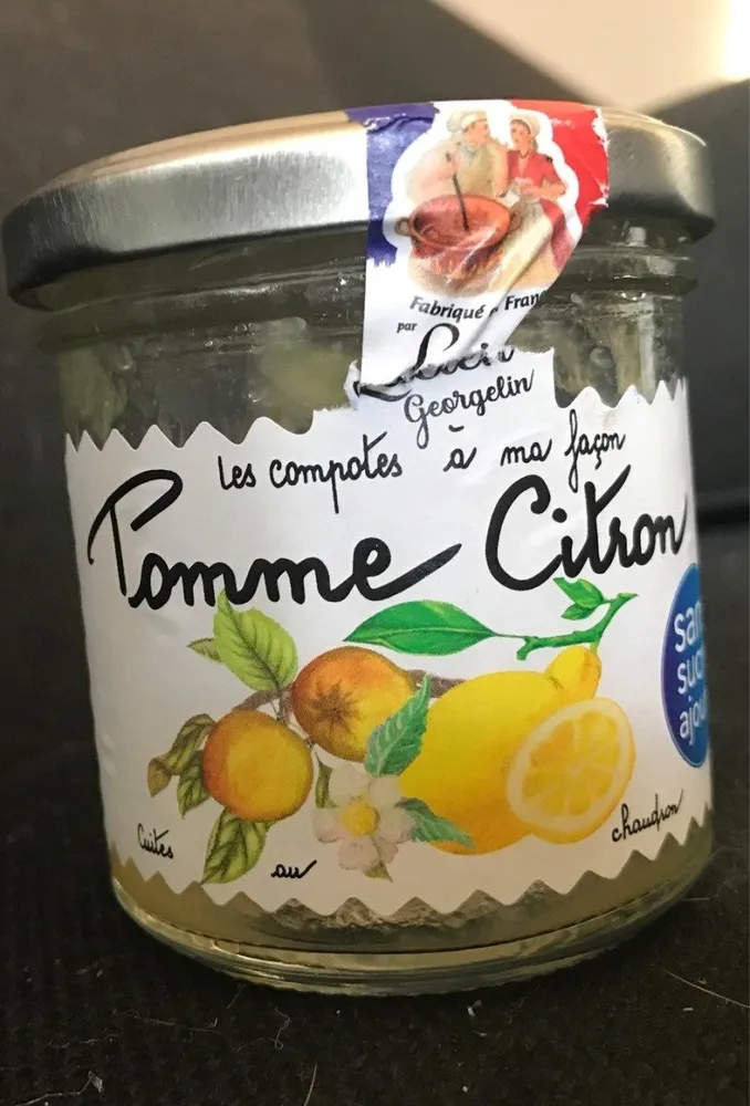 Compote pommes citron
