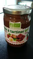 Pâte à tartiner BIO cacao noisette sans huile de palme
