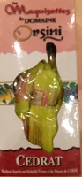 Maquisettes au cédrat