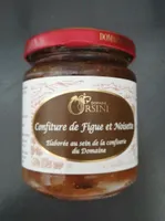 Confiture de figue et noisette