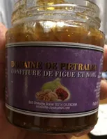 Confiture figues et noix