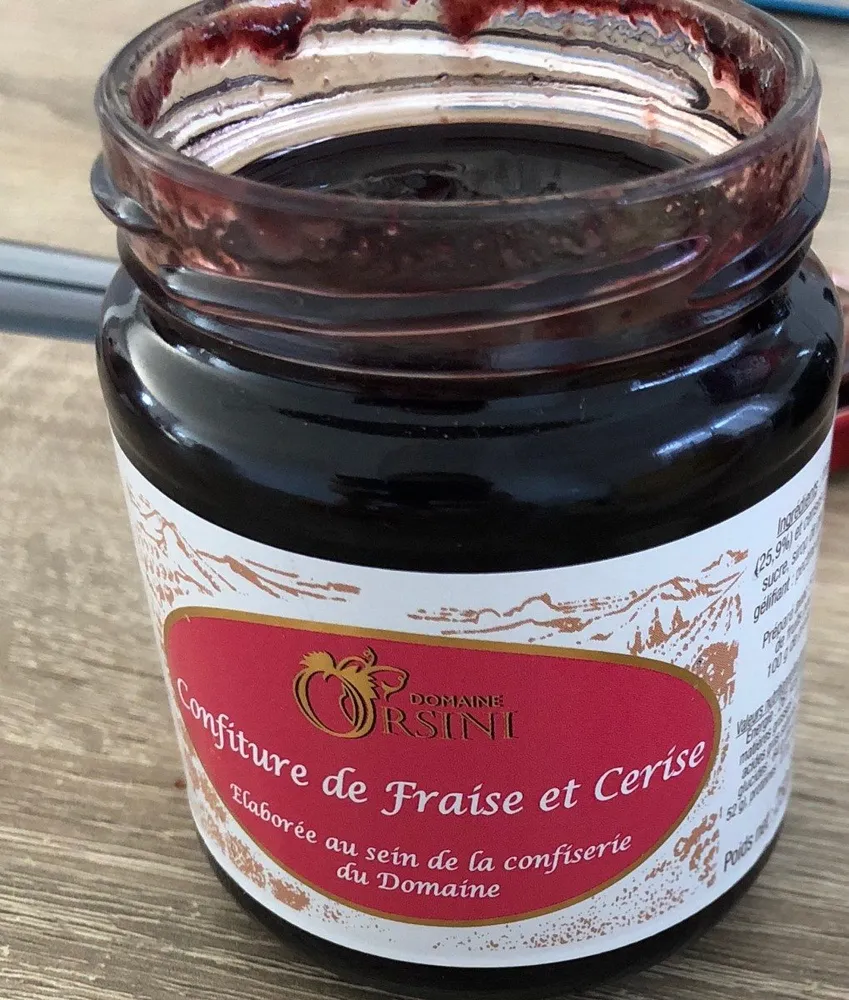 Confiture de Fraise et Cerise