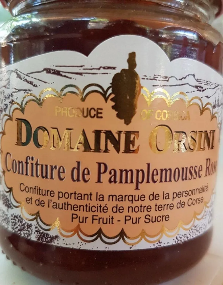 Confiture de pamplemousse rose