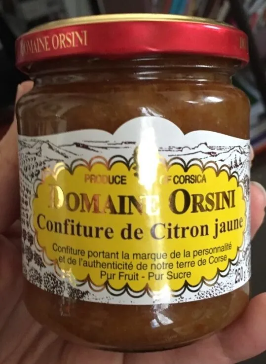 Confiture de citron jaune