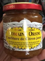 Confiture de citron jaune