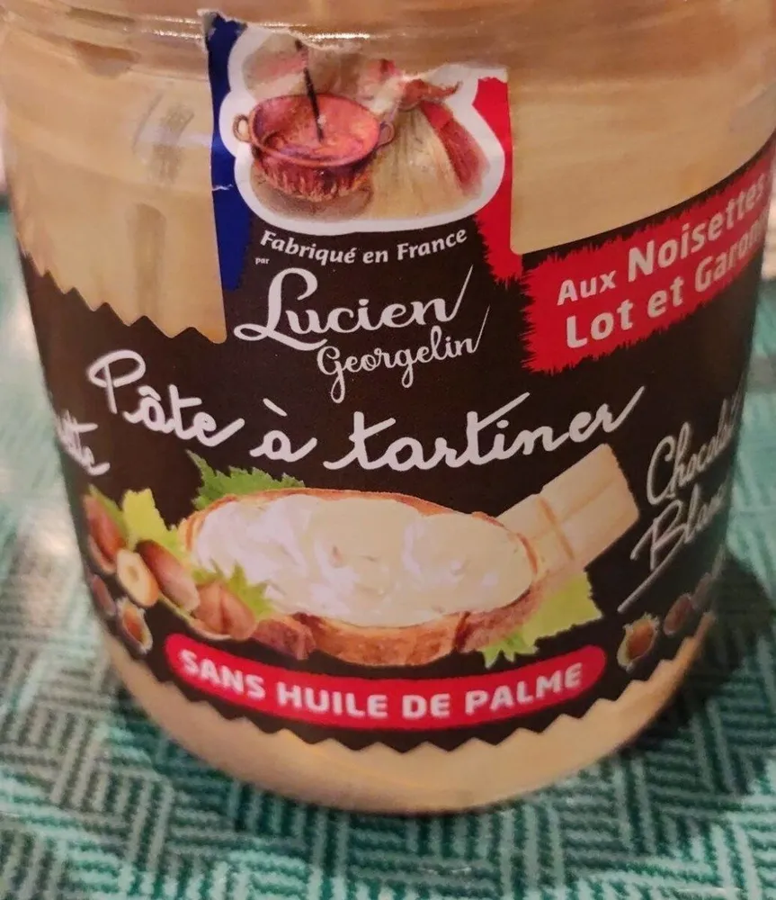 Pâte à tartiner chocolat blanc