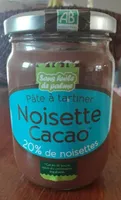 Pâte à tartiner Noisette Cacao