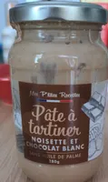 Pâte à tartiner noisette et chocolat blanc