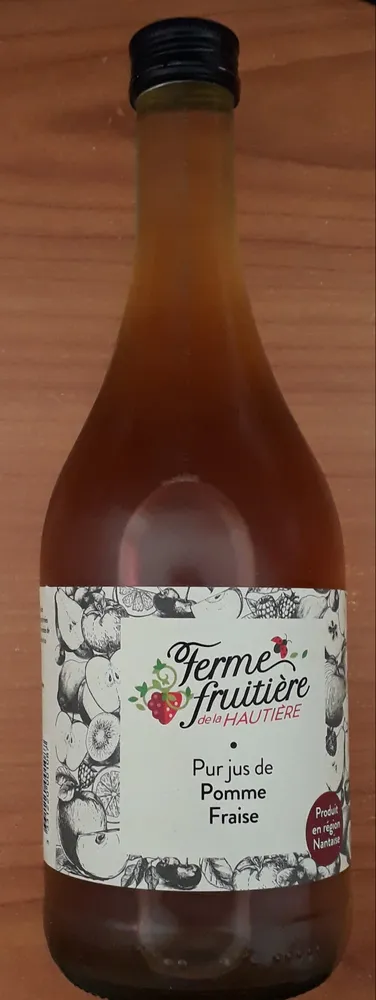 Pur jus La Ferme Fruitiere Pomme fraise