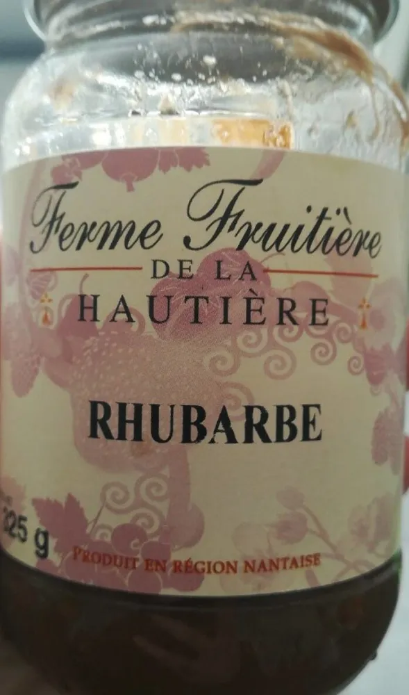 Confiture de rhubarbe