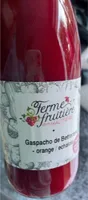 Gaspacho de betterave orange échalote