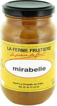 Confiture La Ferme Fruitière, Mirabelle Extra