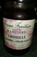 Confiture groseille menthe citron vert