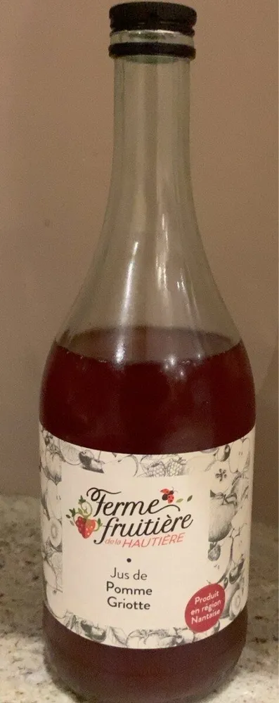 Jus de pomme Griotte