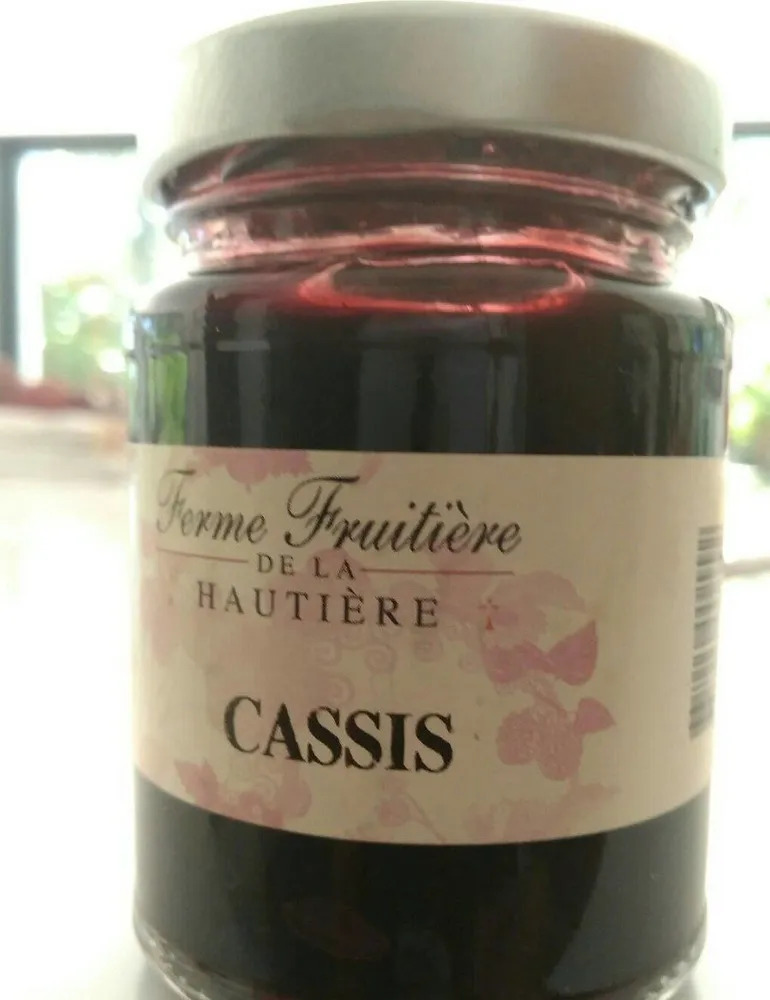 Confiture cassis