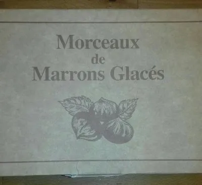 Morceaux de marrons glacés